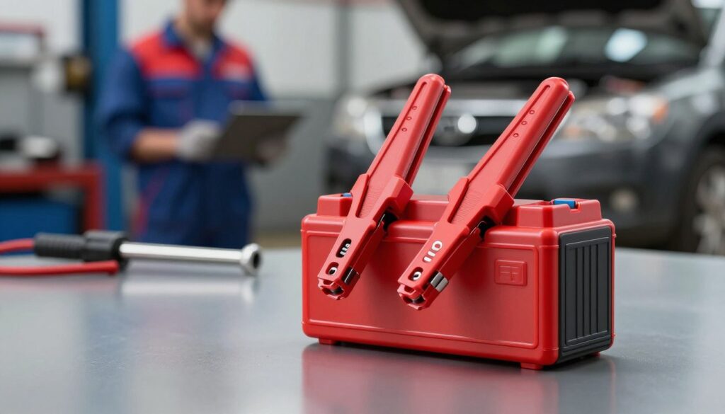 Compact car battery jump starter Compact car battery jump starter