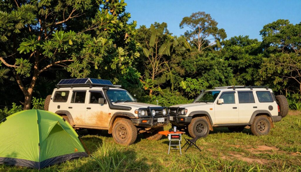 Off-road vehicles for camping trips Off-road vehicles for camping trips