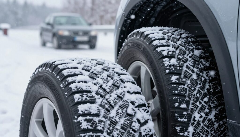 Winter driving tires Winter driving tires