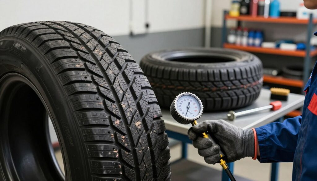 Winter driving tires maintenance Winter driving tires maintenance